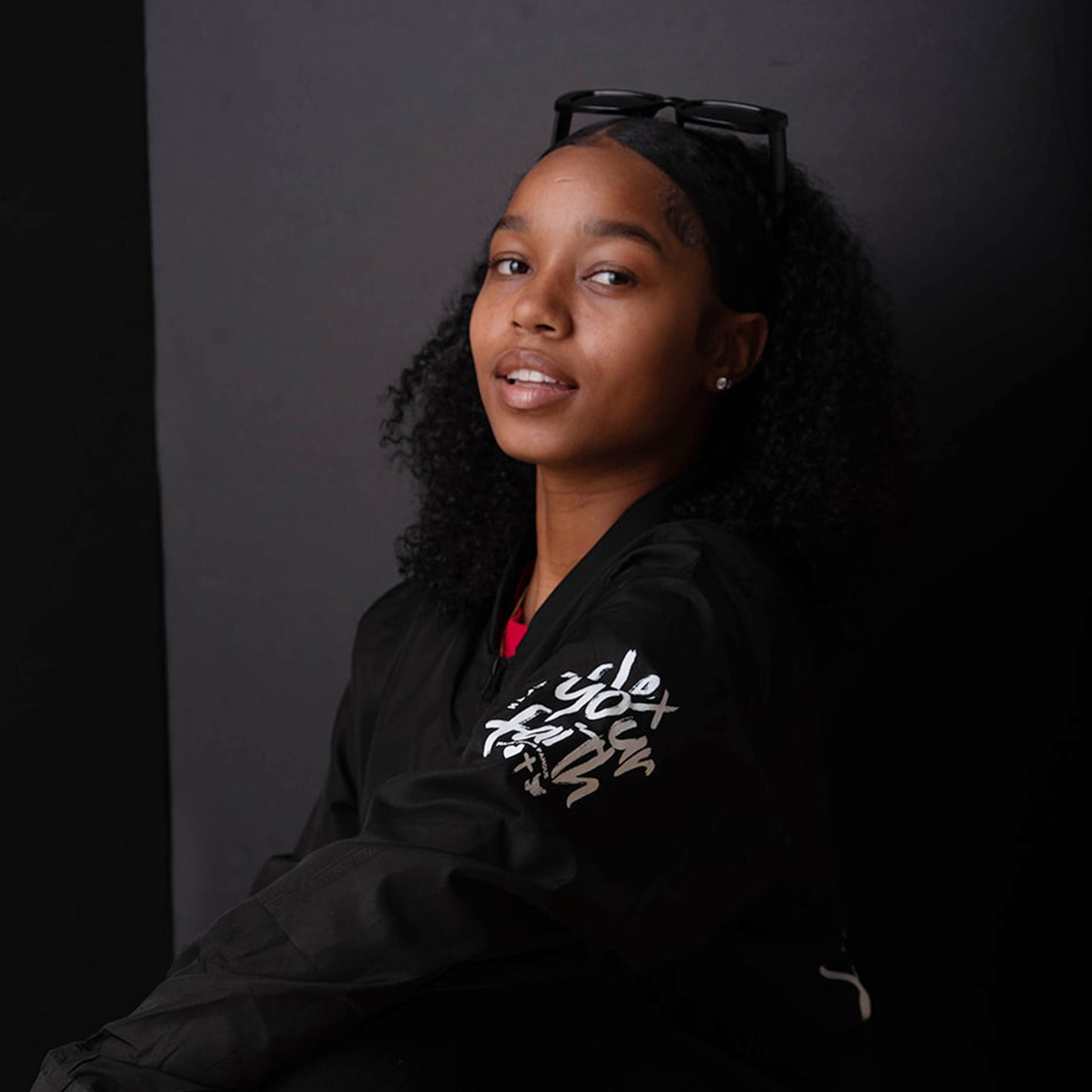 MJF Black Bomber Jacket