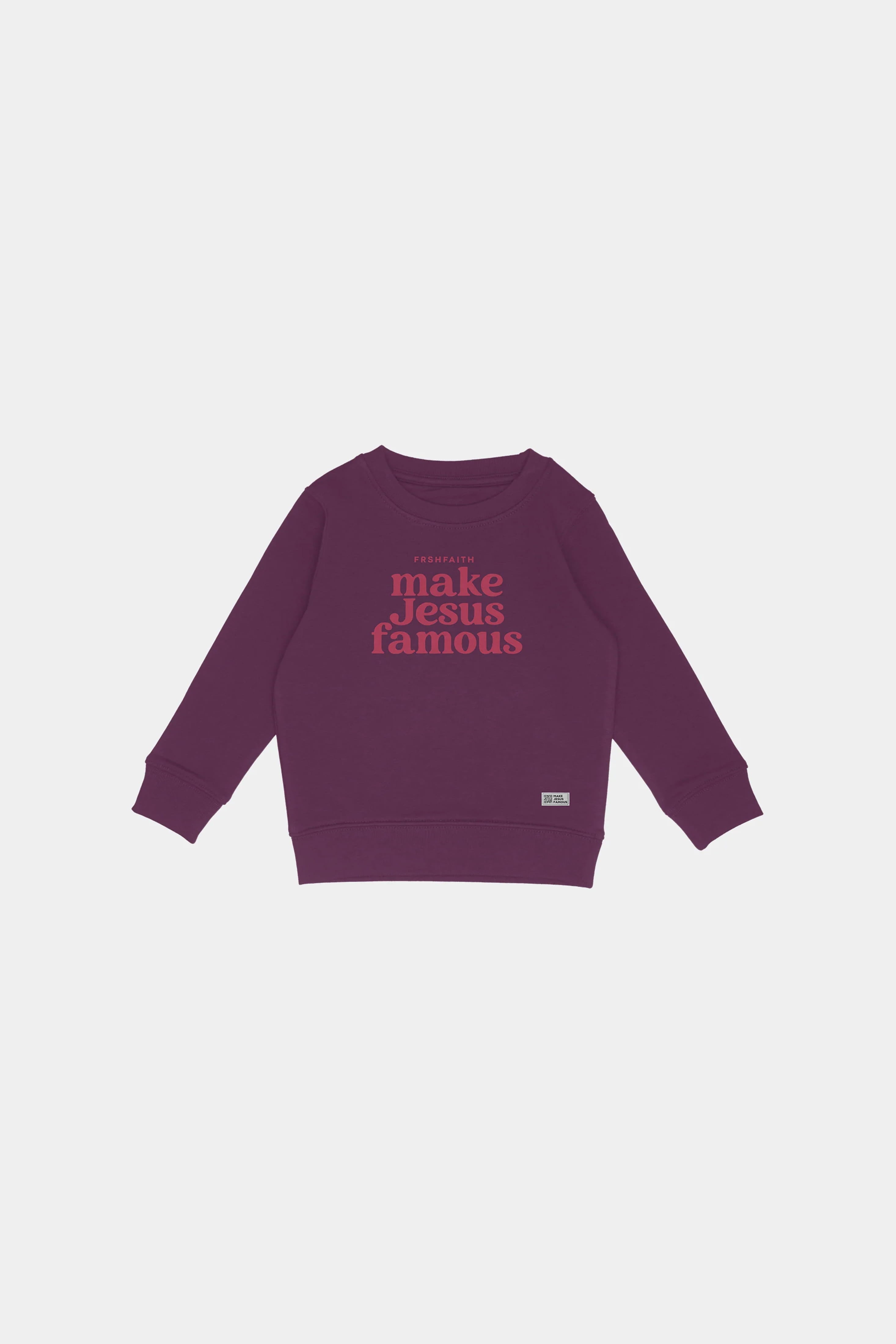 MJF BerryMaroon Youth Crew