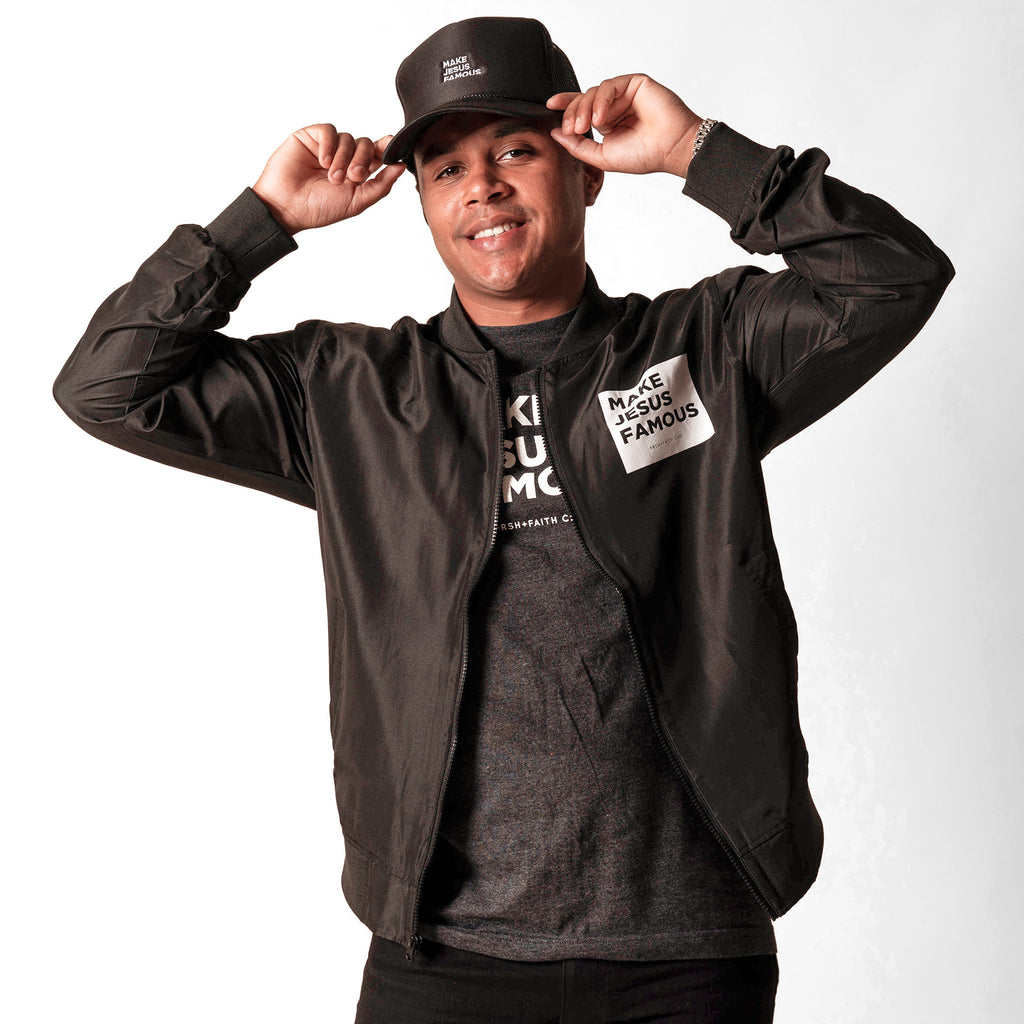 MJF Black Bomber Jacket