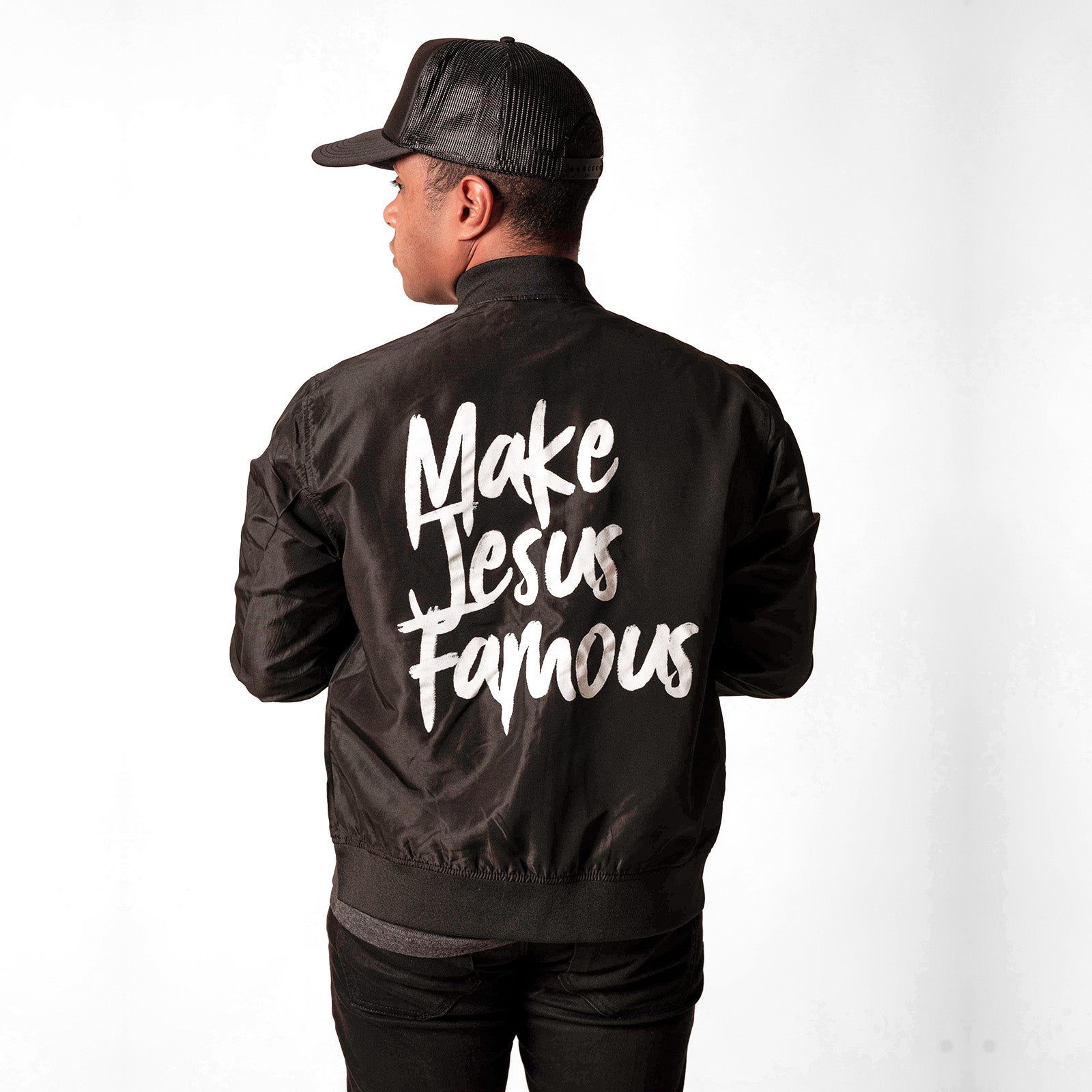 MJF Black Bomber Jacket