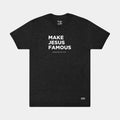 Making Jesus Famous reflects a command by Jesus in the book of John 12:32, "Lift up Christ, that all men may be drawn to Him".