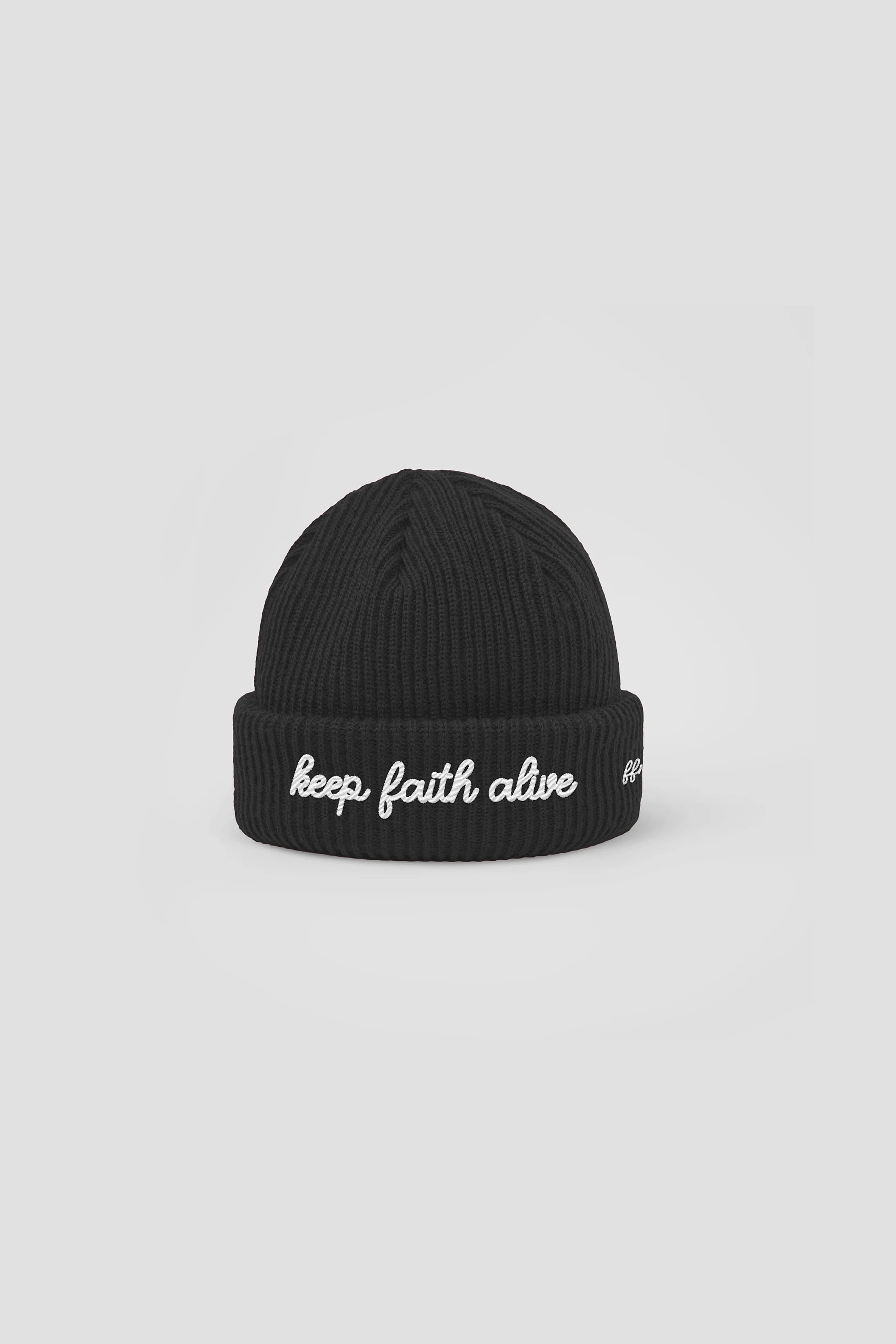Blk Knit Beanie