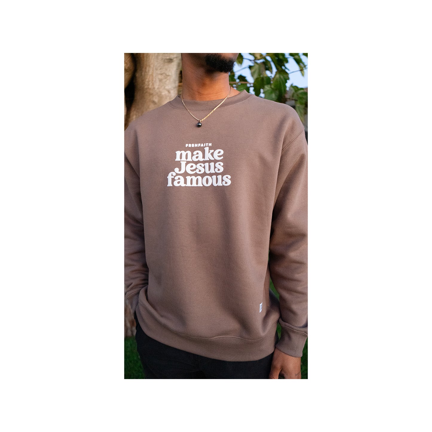 Dusty Brown Crewneck