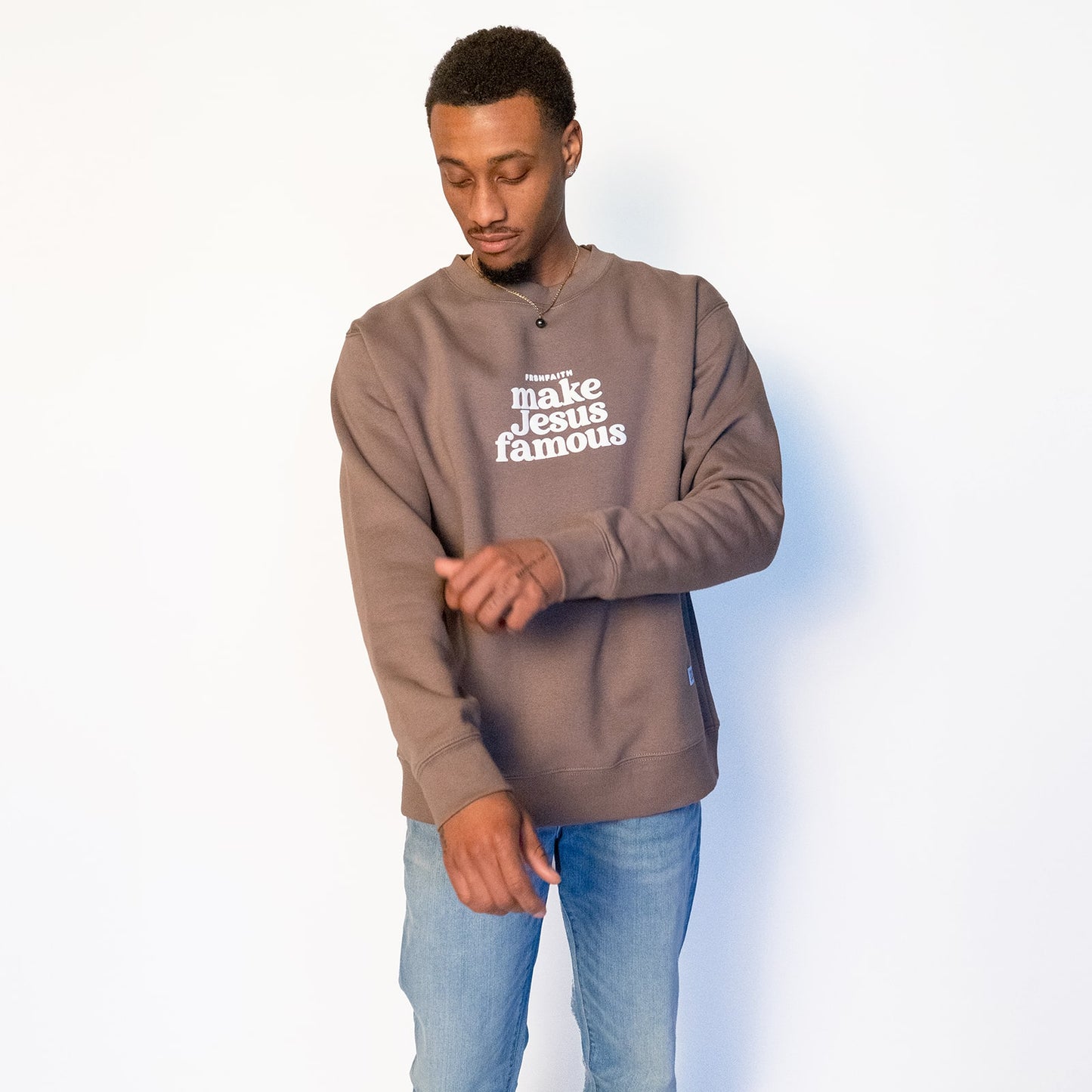 Dusty Brown Crewneck