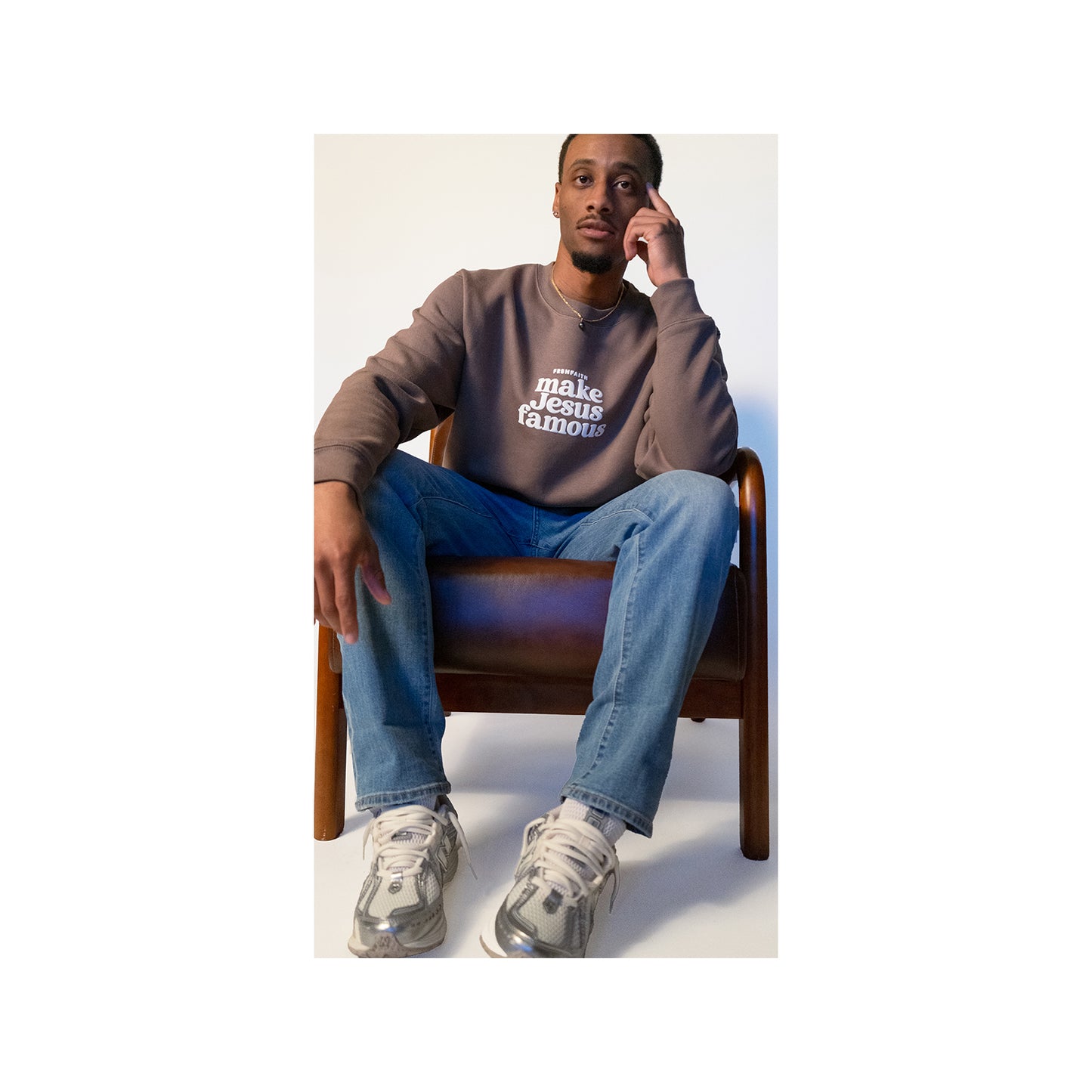 Dusty Brown Crewneck