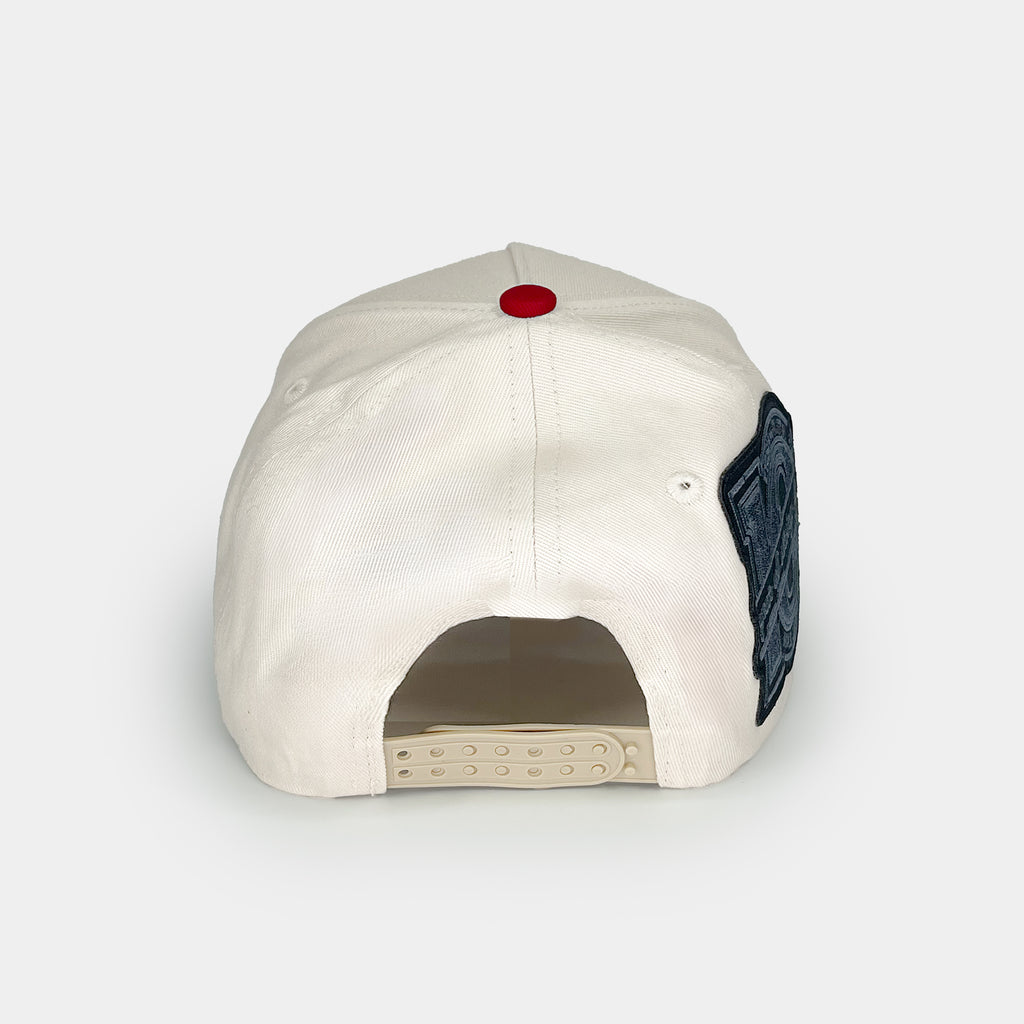 Jesus Loves U Red & Natural Snapback