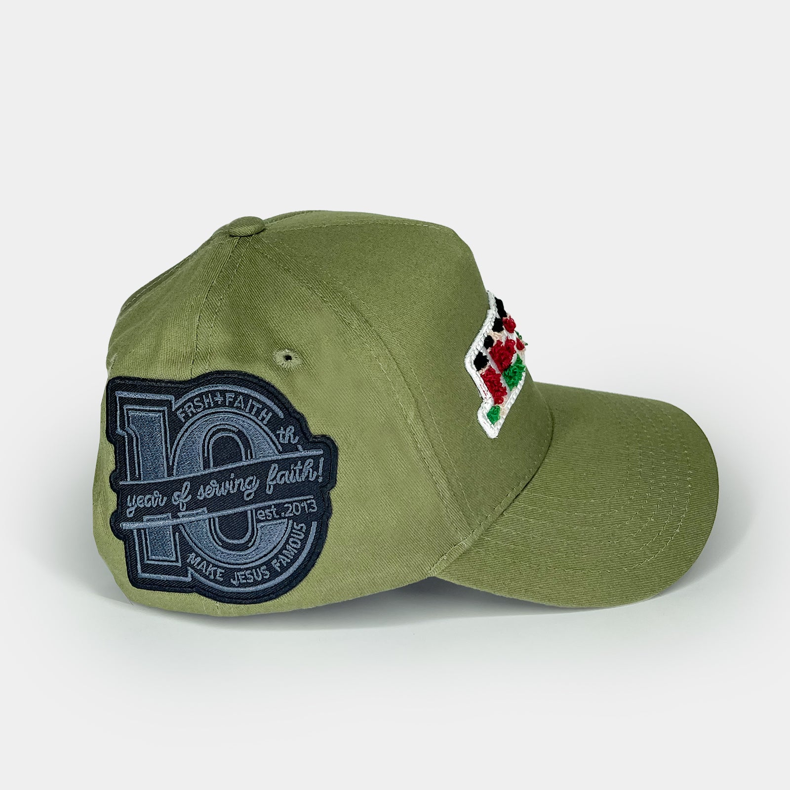Jesus Loves U Olive Snapback