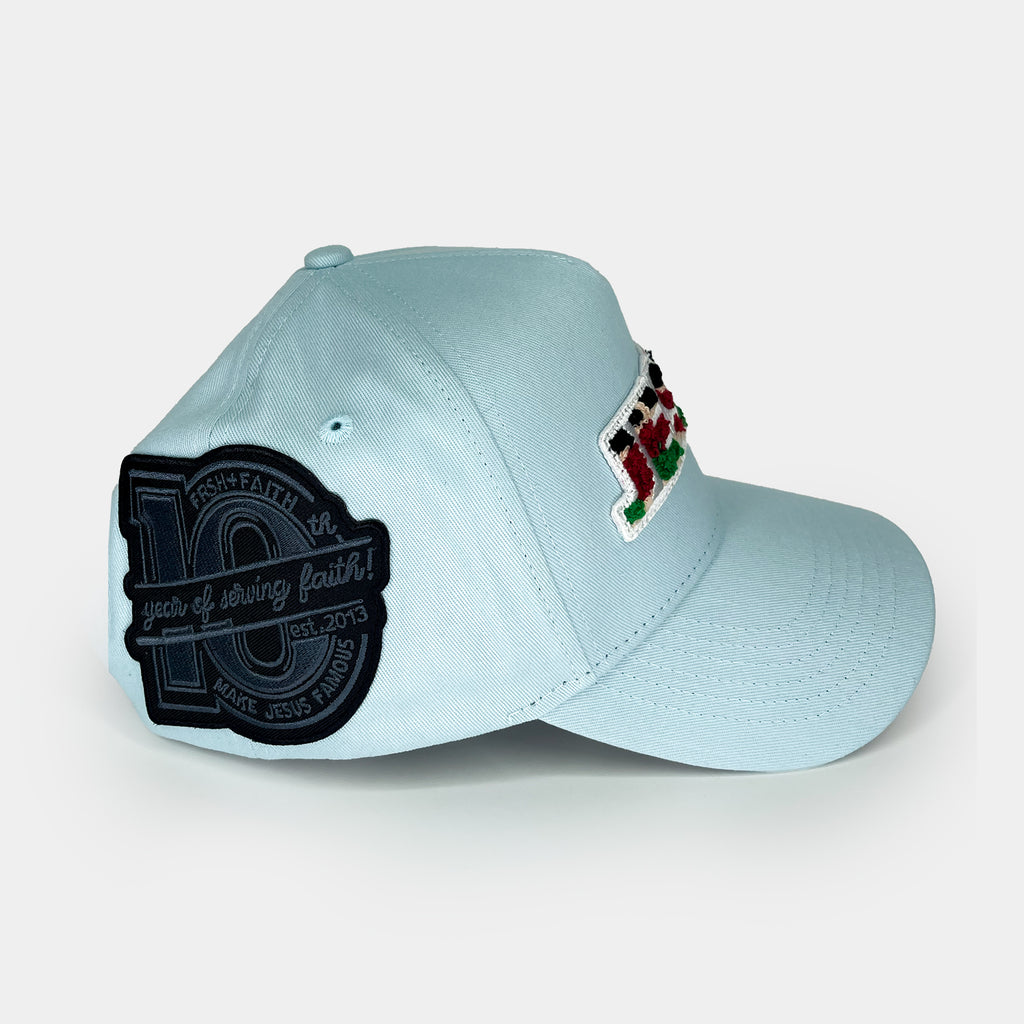 Jesus Loves U Sky Blue Snapback