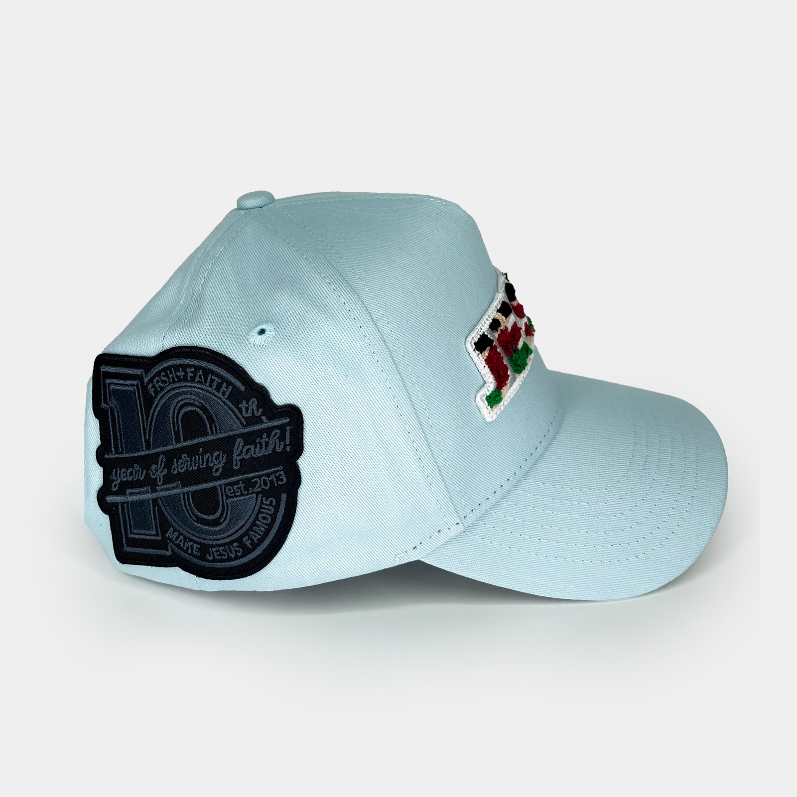 Jesus Loves U Sky Blue Snapback