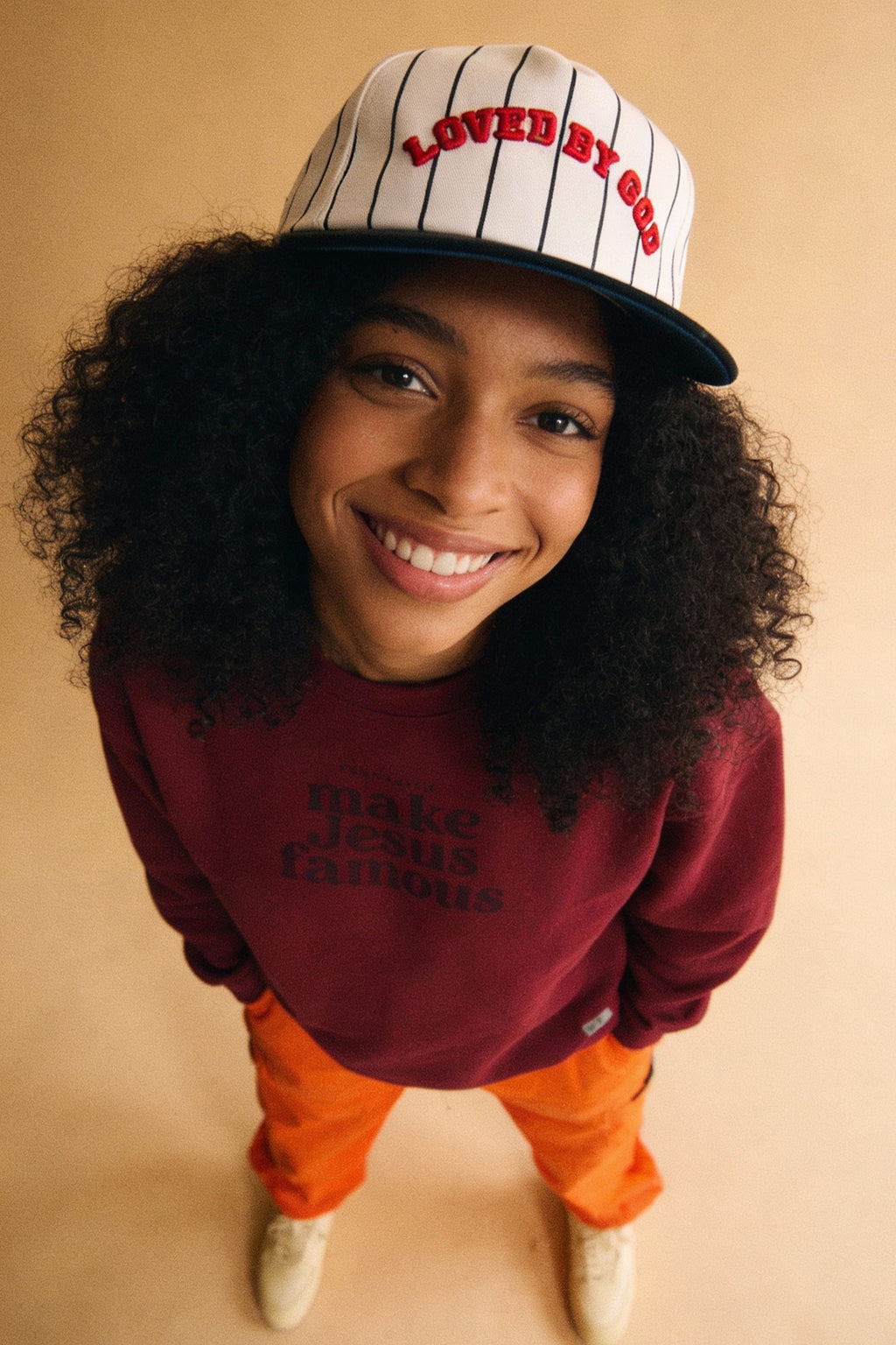 Loved By God Pinstripe Snapback