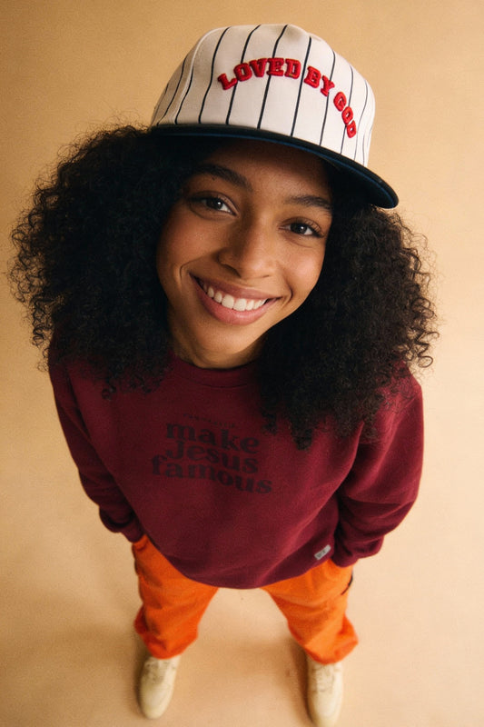 Loved By God Pinstripe Snapback