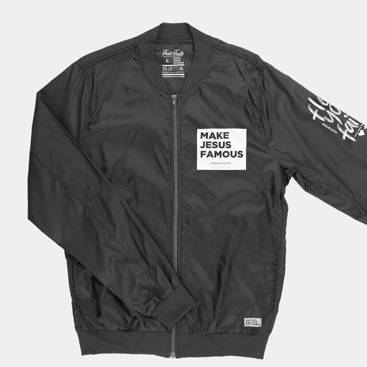MJF Black Bomber Jacket