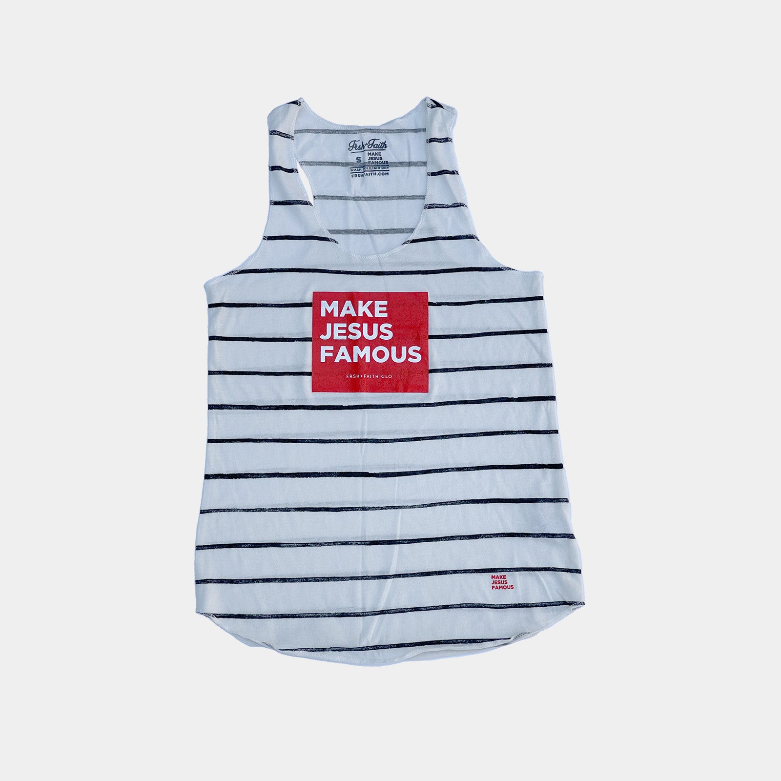 MJF Striped Racerback Tank