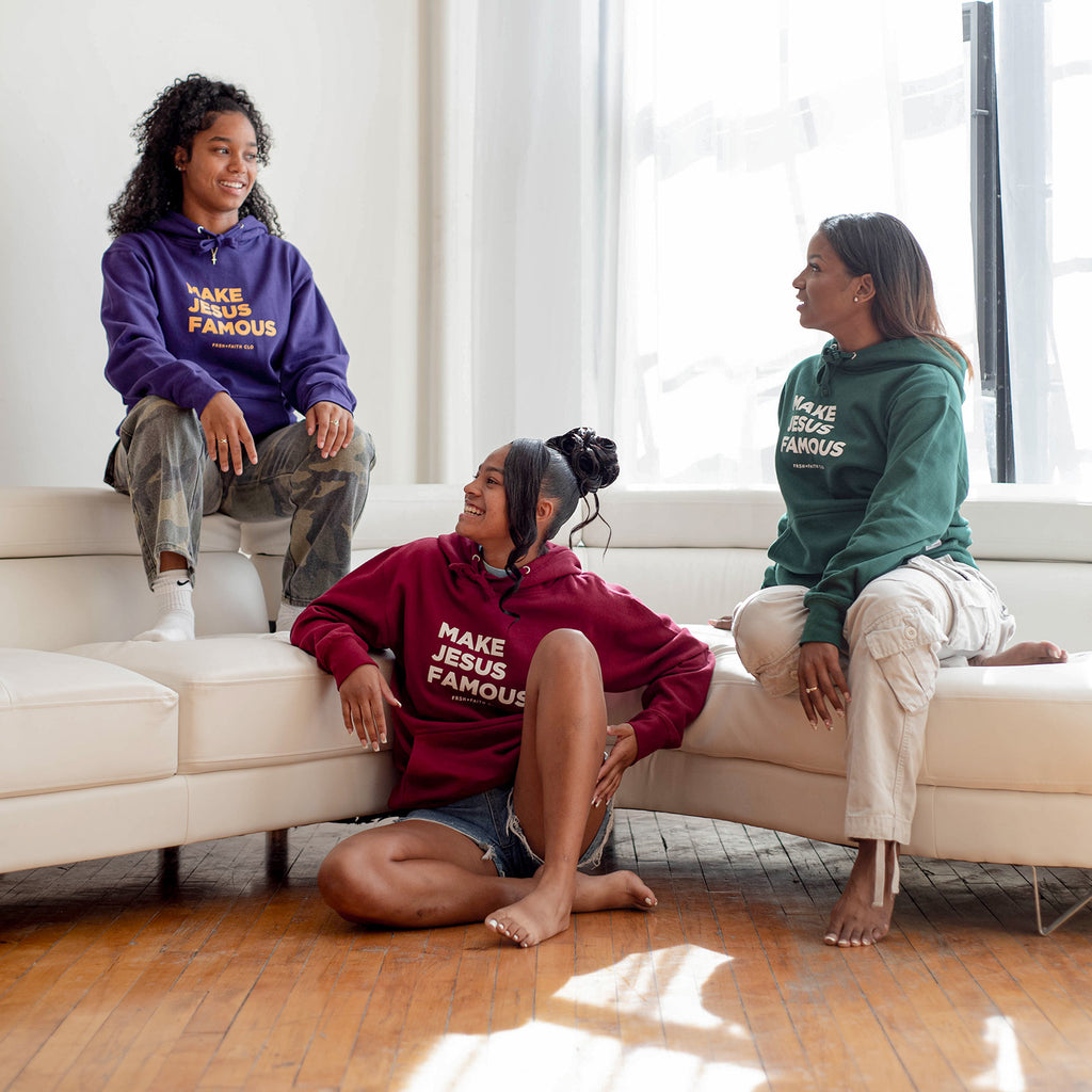 MJF Maroon Hoodie