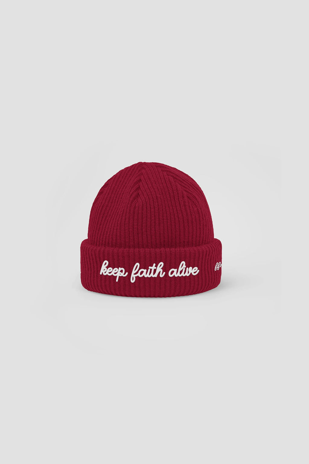 Maroon Knit Beanie