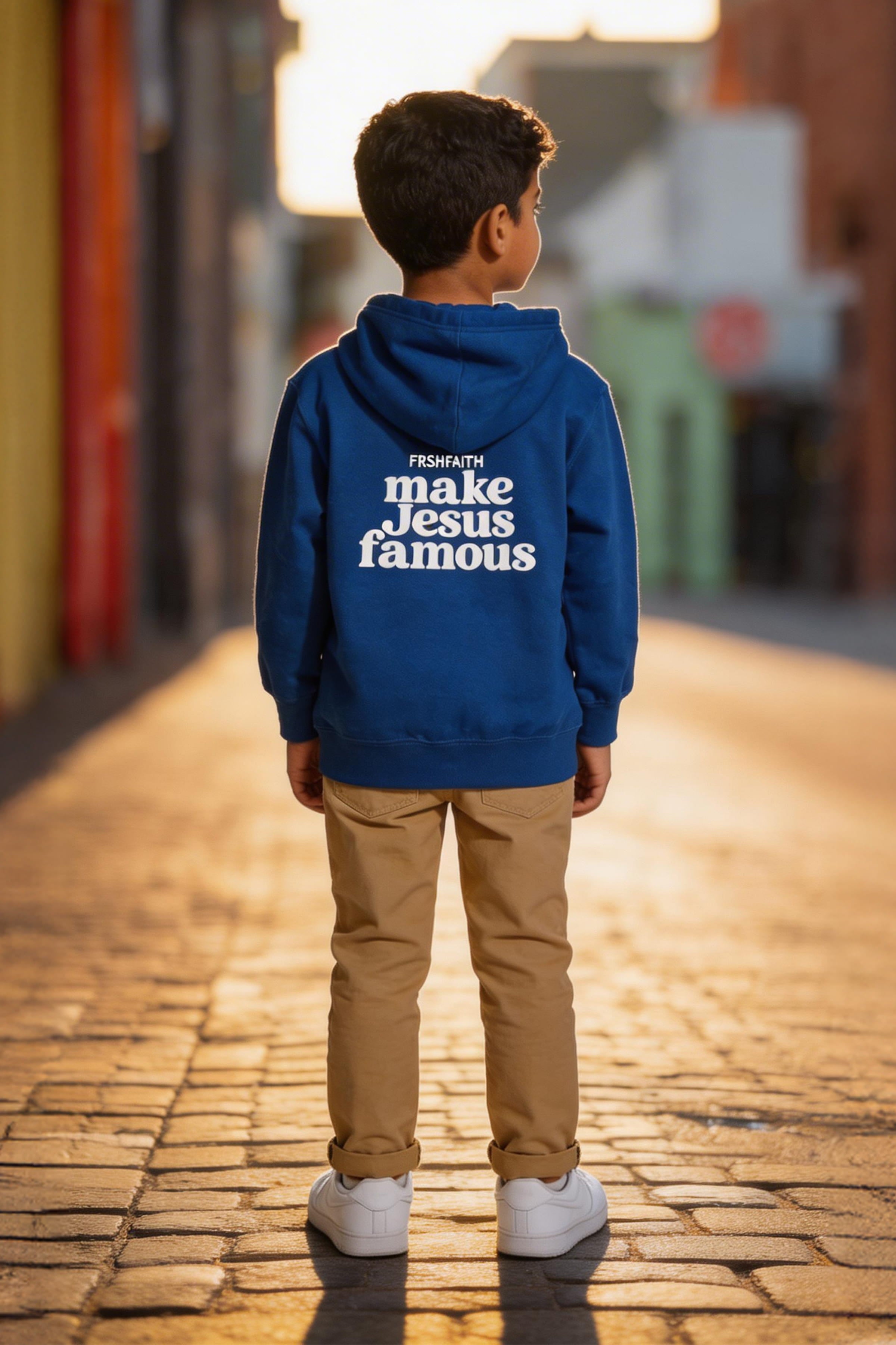 MJF Oreo Blue Zip Hoodie