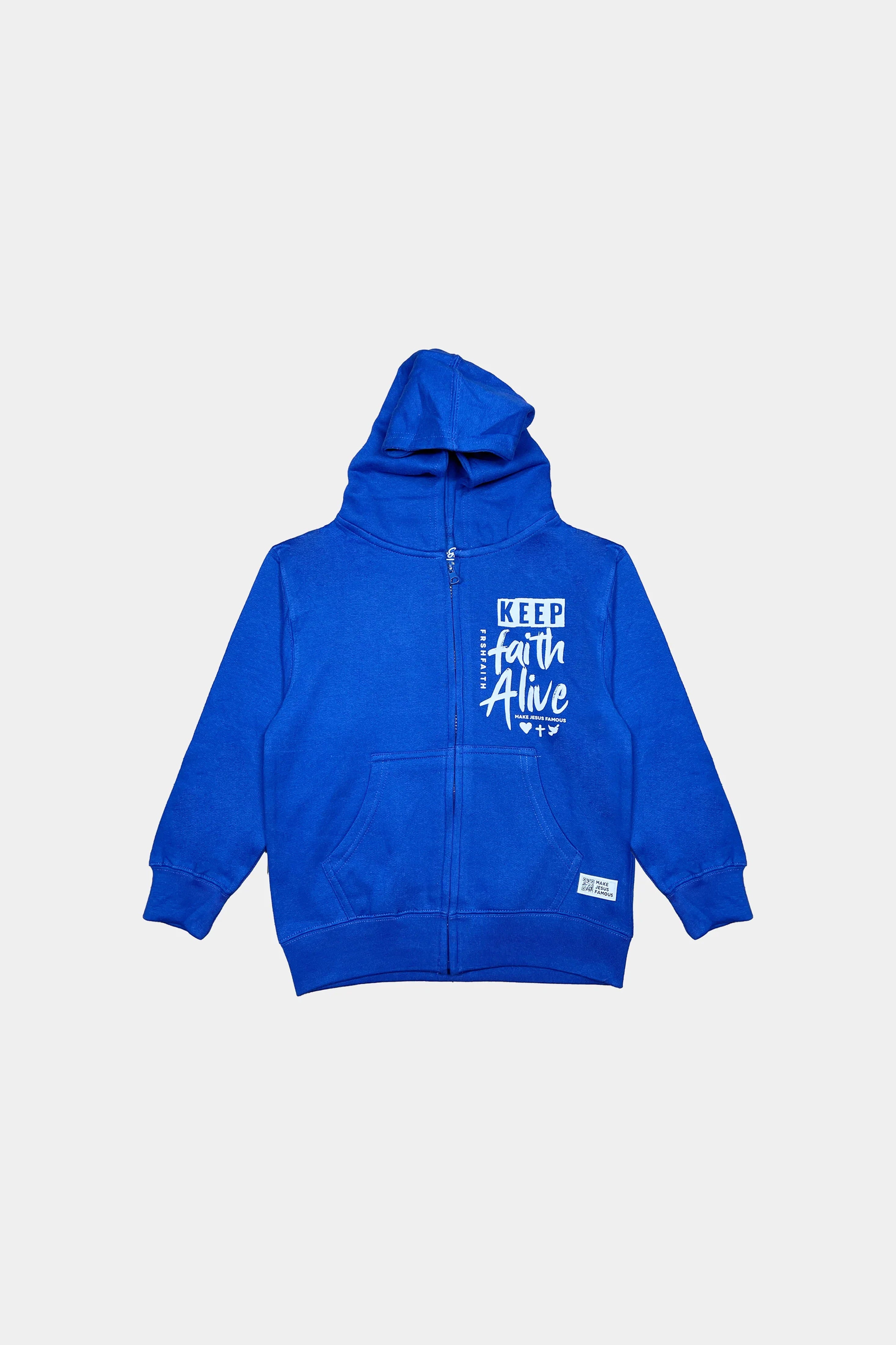 MJF Oreo Blue Zip Hoodie