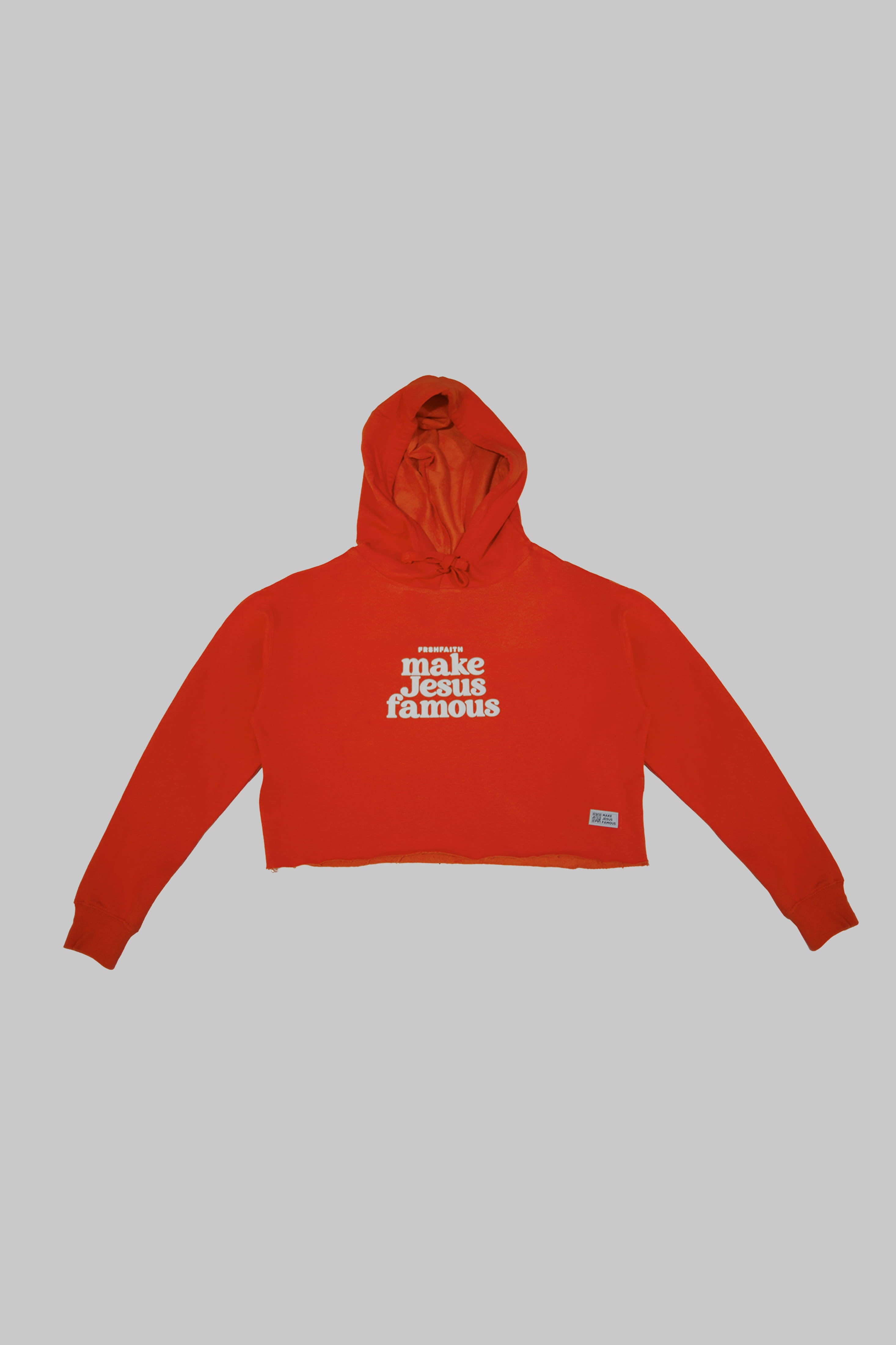 MJF Red Crop Hoodie