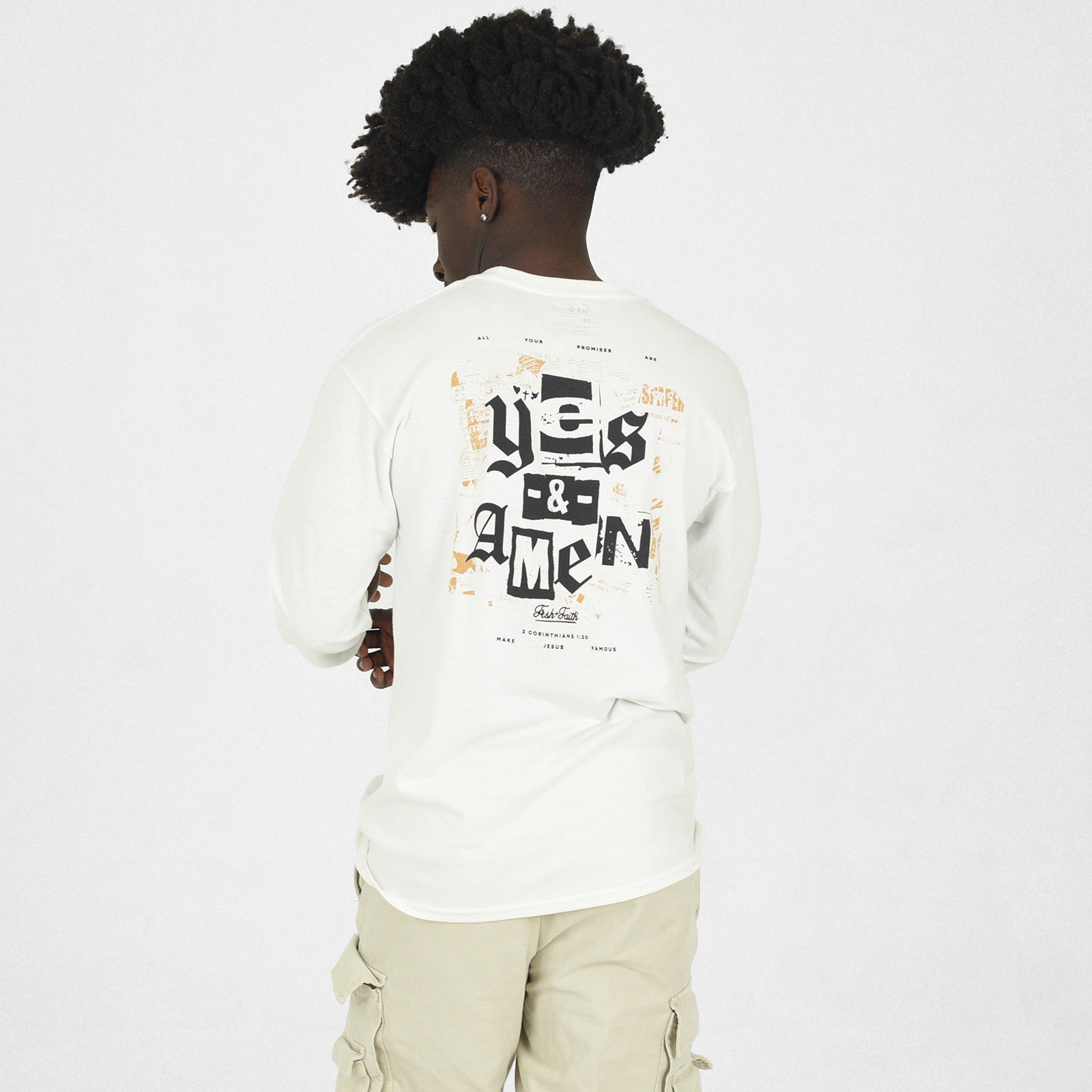 Yes & Amen White LS