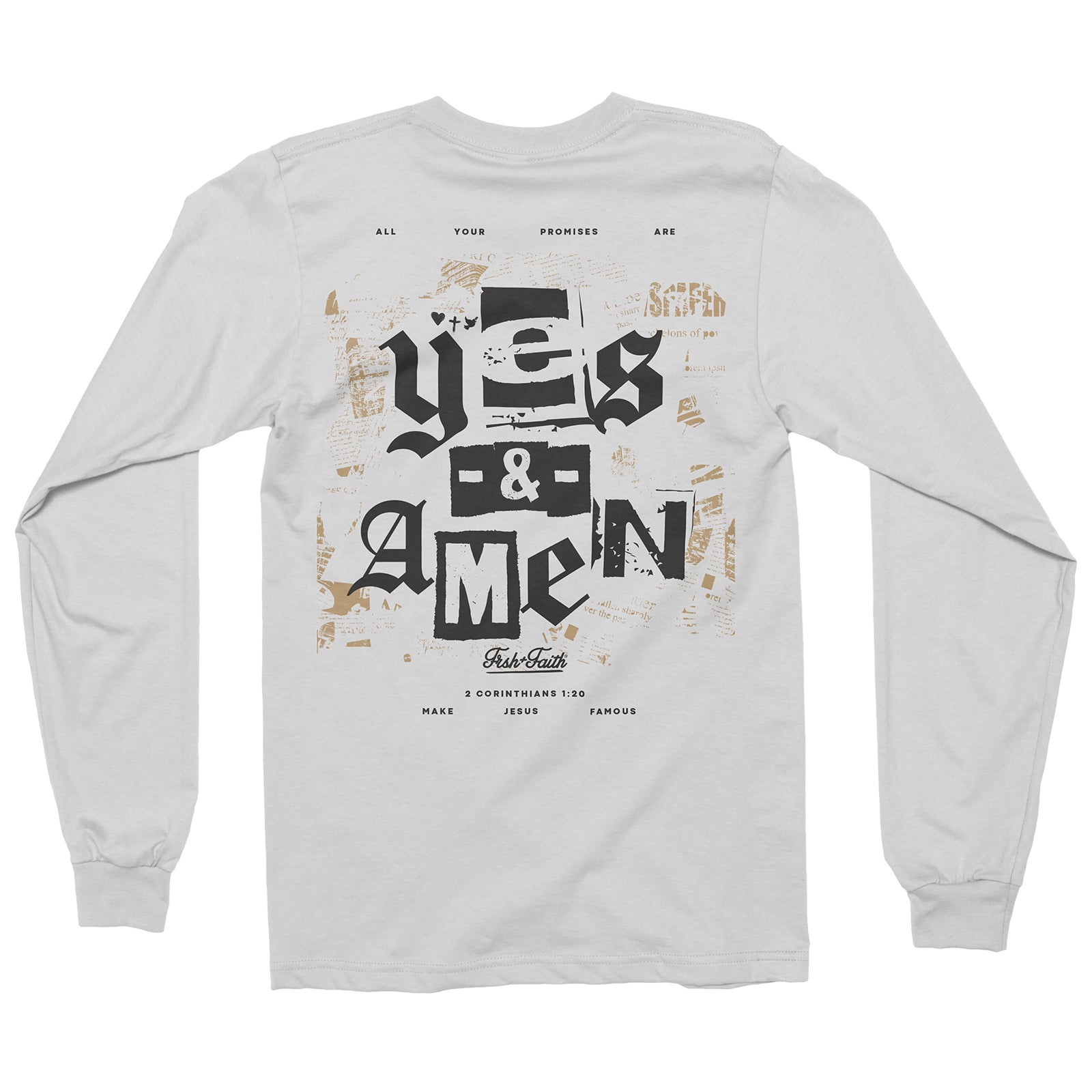 Yes & Amen White LS