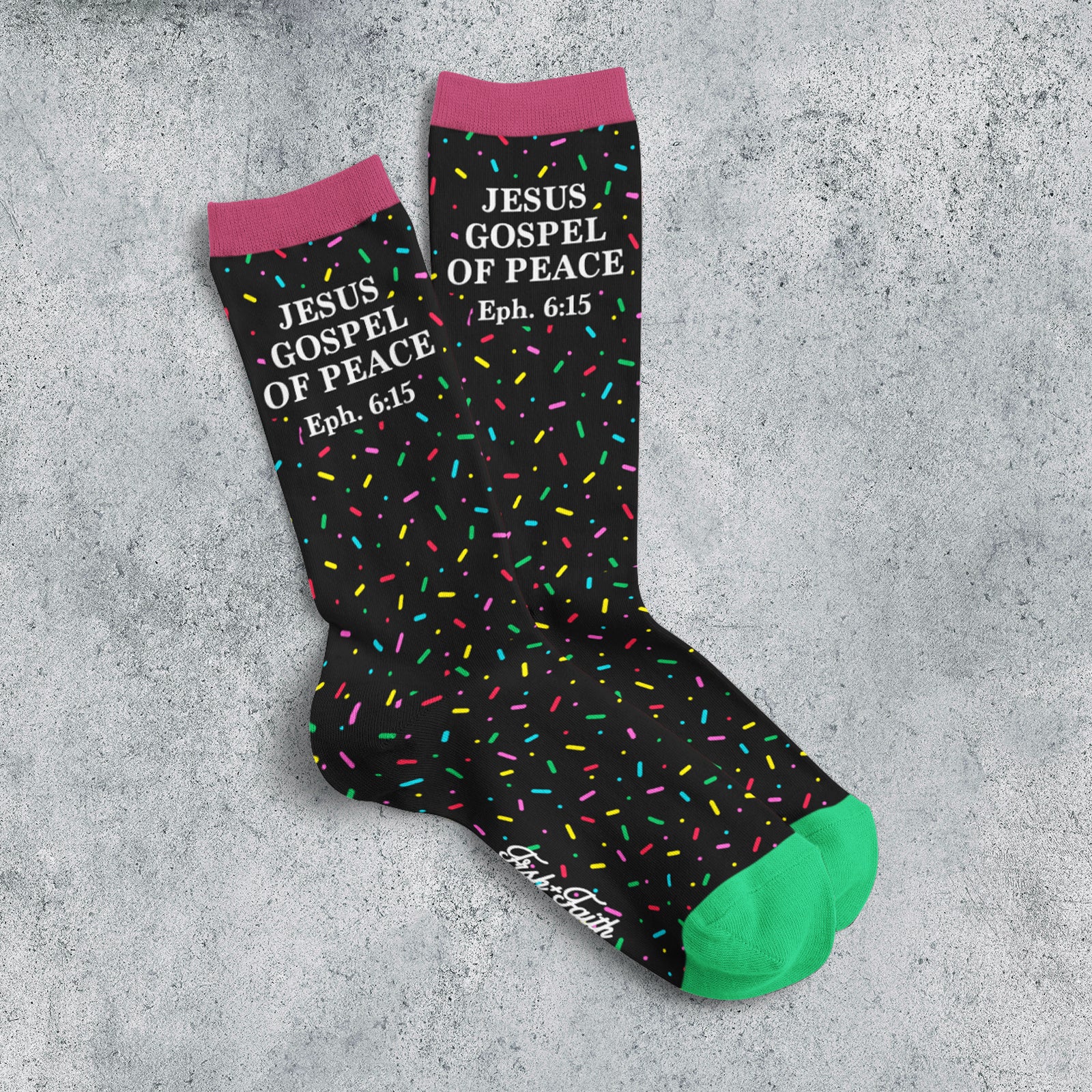Jesus Gospel of Peace Sock
