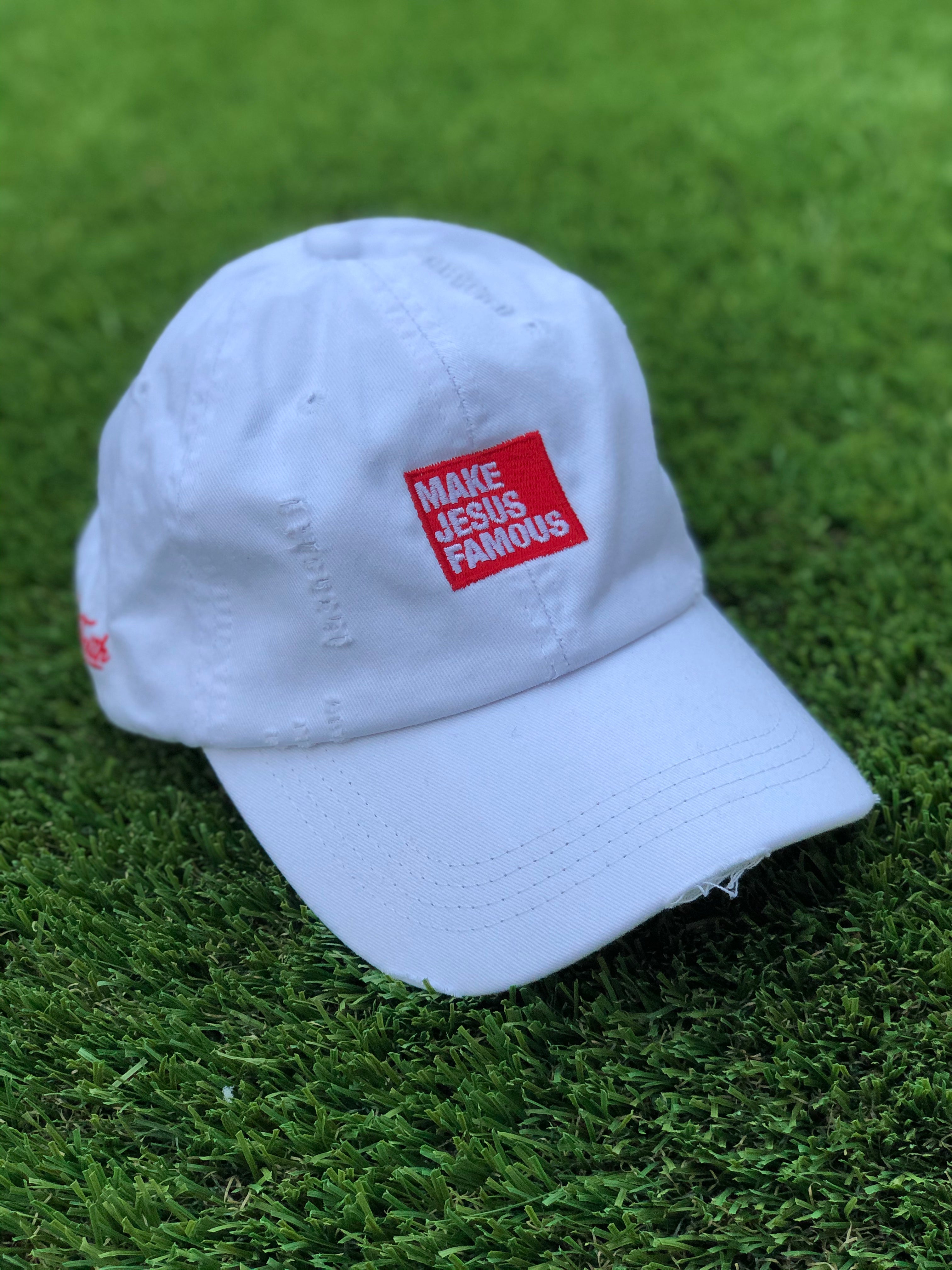 White MJF Dad Hat