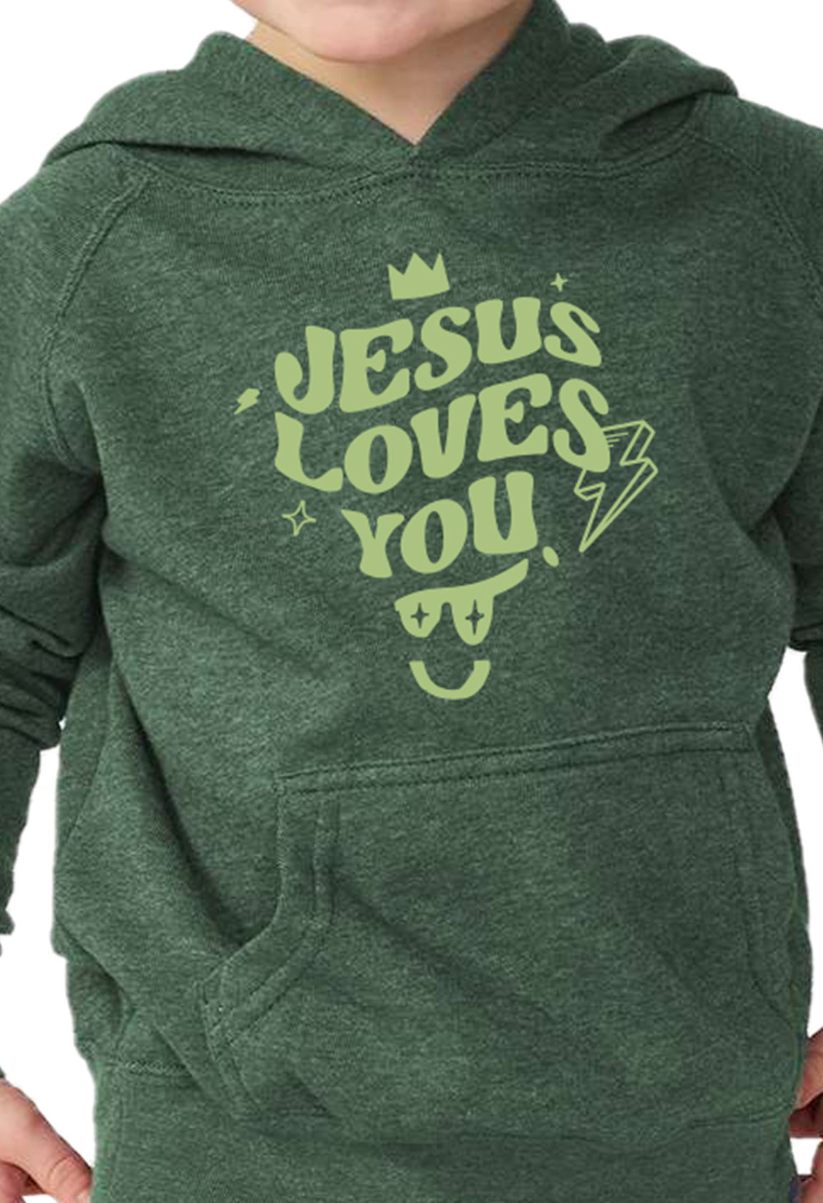 Jesus Loves You Bro' Men's Hoodie