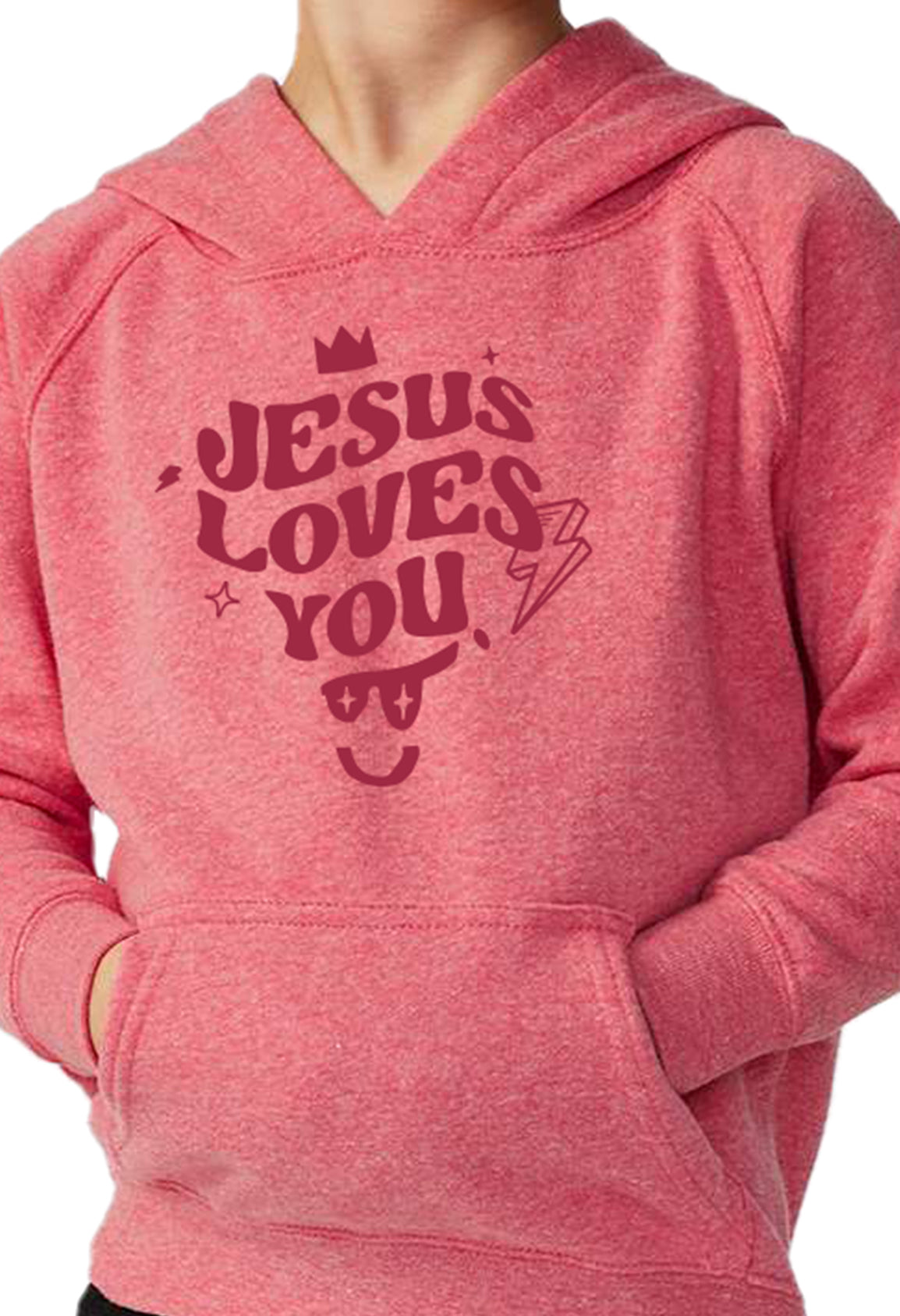 Jesus Loves You Youth Hoodies