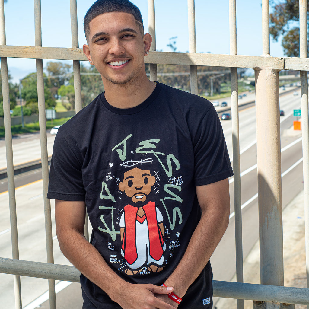 Kid Jesus Blk Adults