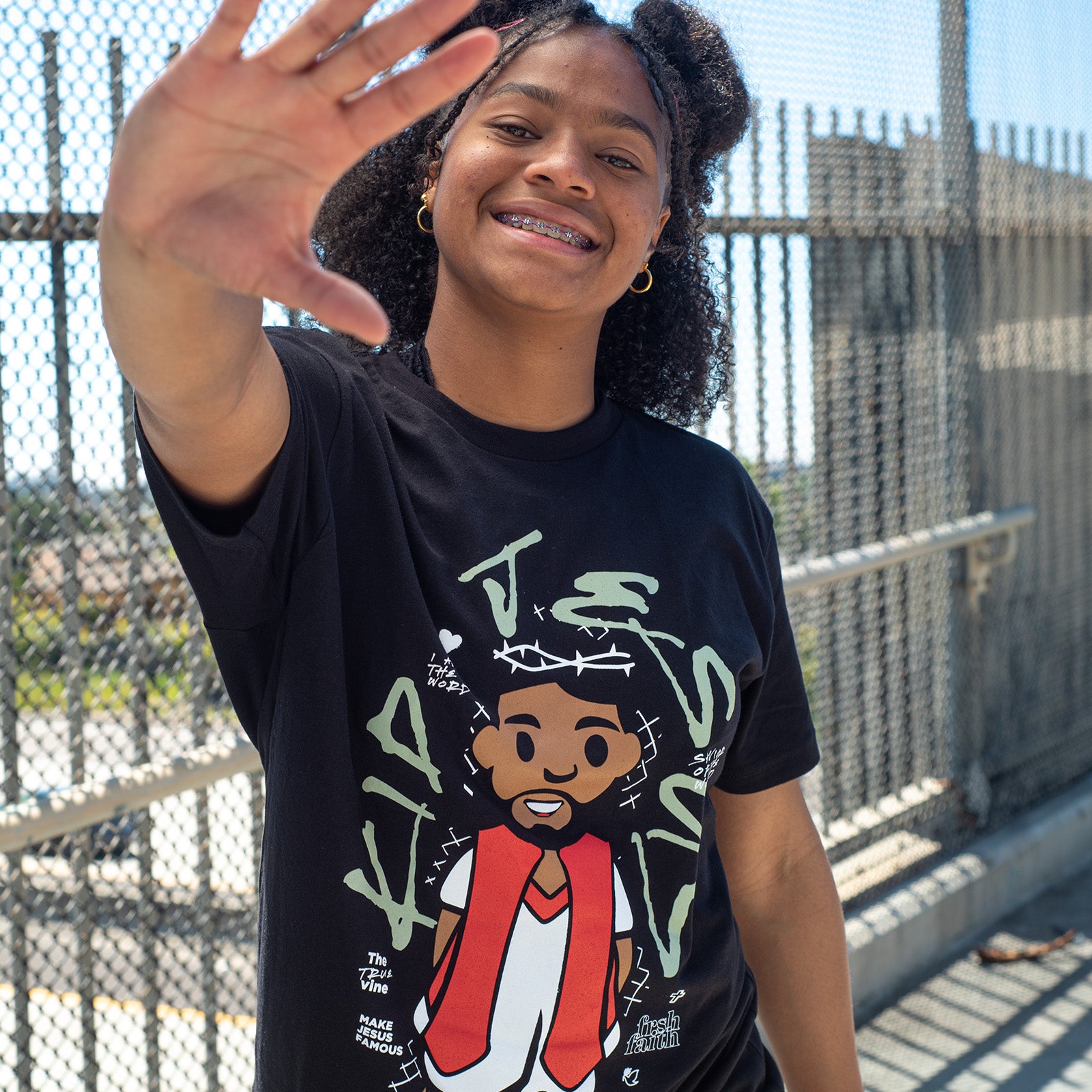 Kid Jesus Blk Adults